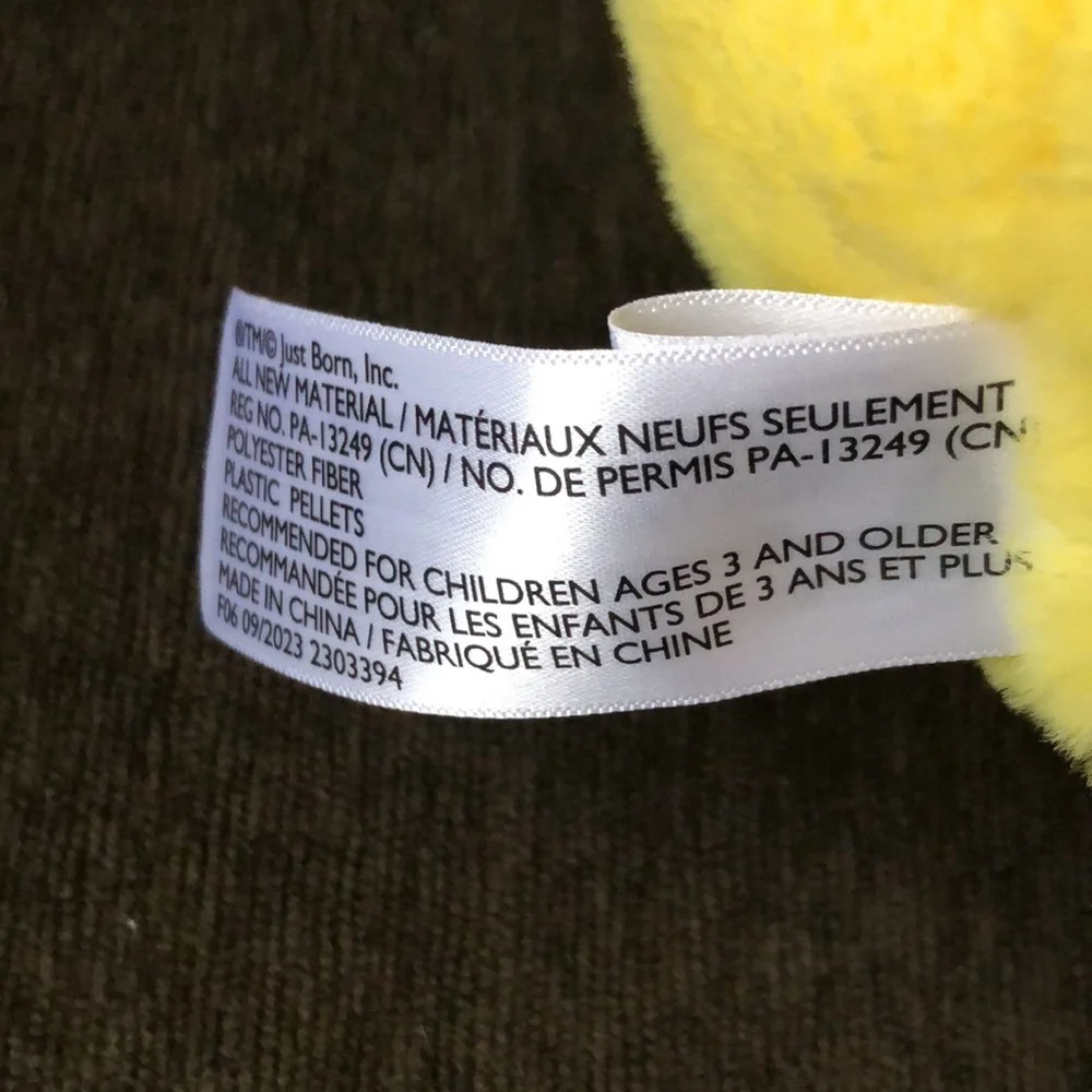 Yellow PEEPS Bunny Plush Pillow